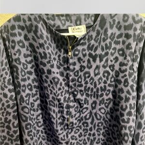 Cathy Animal Print Jacket vintage